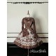 Alice Girl Bear Chocolate Salopette and JSK(1st Pre-Order/Full Payment Without Shipping)